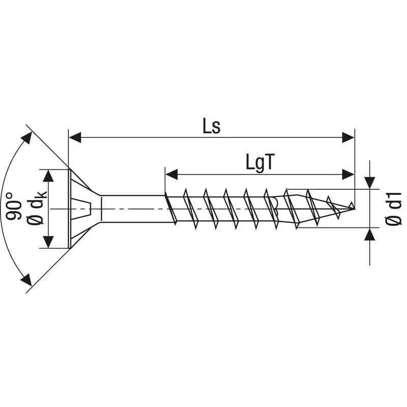 SPAX Edelstahl A2 Konstruktionsschraube Ø6mm T-Star Plus T30 Teilgewinde (Profi-Qualität)